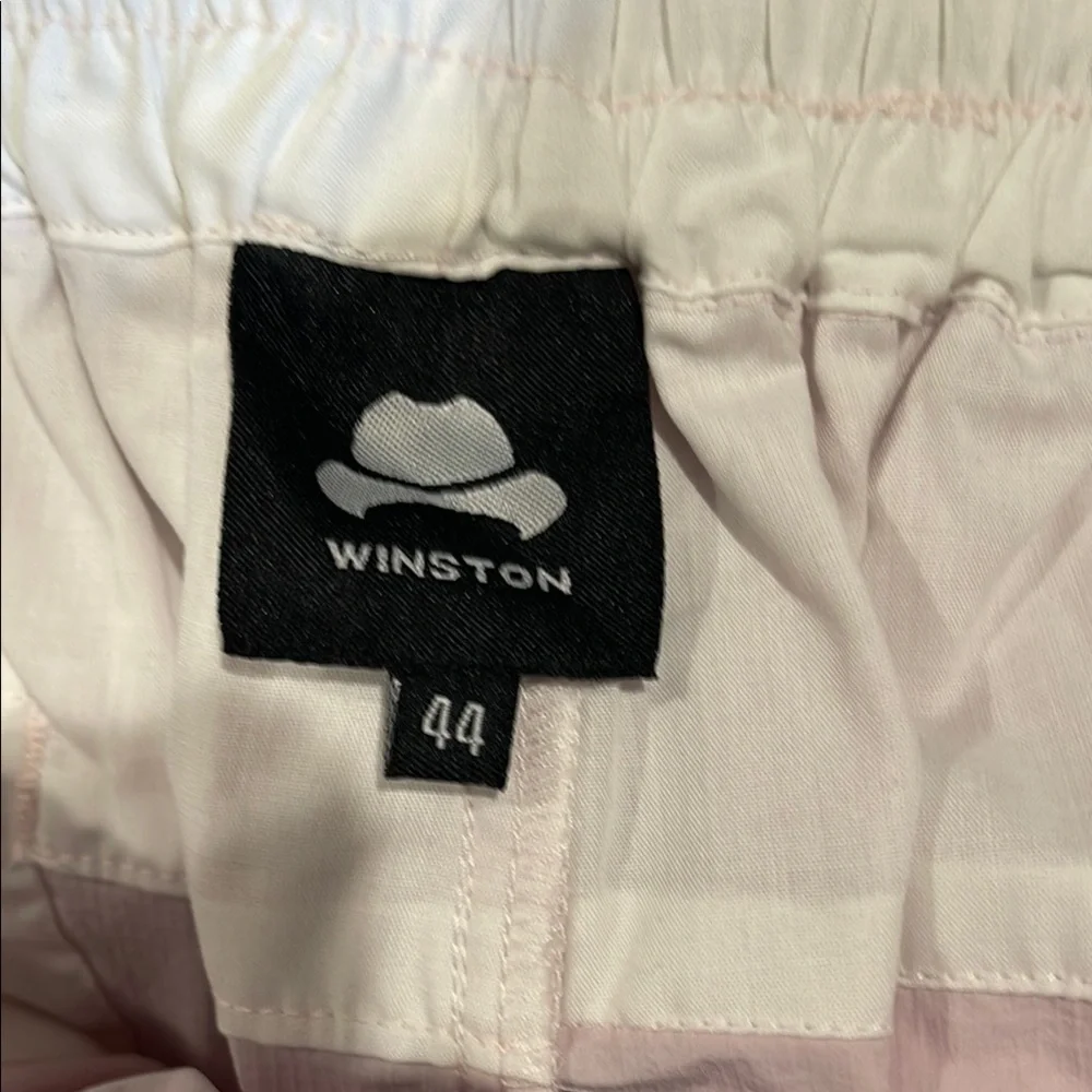 Light Pink Drawstring Shorts - Picture 5 of 7